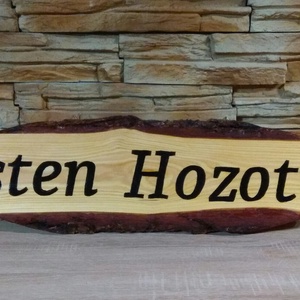 80 cm-es Isten hozott üdvözlő tábla vörösfenyőn , Otthon & Életmód, Ház & Kert, Isten hozott tábla, Famegmunkálás, Gravírozás, pirográfia, MESKA