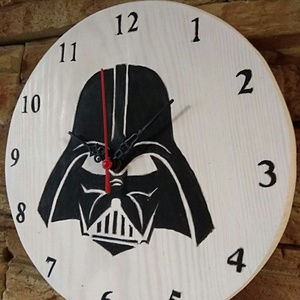 Darth Vader falióra  - otthon & életmód - dekoráció - fali és függő dekoráció - falióra & óra - Meska.hu