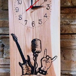 Rock N Roll falióra  - otthon & életmód - dekoráció - fali és függő dekoráció - falióra & óra - Meska.hu