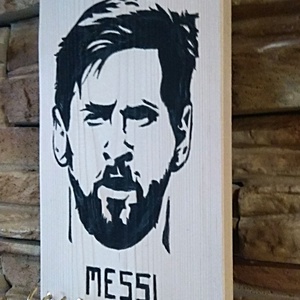 Fali kulcstartó Messi  - otthon & életmód - dekoráció - fali és függő dekoráció - fali kulcstartó - Meska.hu
