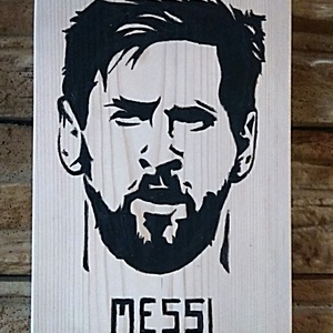 Fali kulcstartó Messi  - otthon & életmód - dekoráció - fali és függő dekoráció - fali kulcstartó - Meska.hu