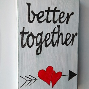 Valentin napi vintage stílusú  tábla , Otthon & Életmód, Dekoráció, Kép & Falikép, 3d képek, Famegmunkálás, Gravírozás, pirográfia, MESKA