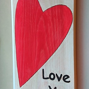  Valentin napi szíves fali akasztós tároló , Otthon & Életmód, Dekoráció, Fali és függő dekoráció, Fali kulcstartó, Famegmunkálás, Gravírozás, pirográfia, MESKA