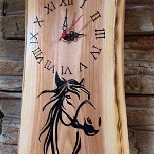 Lovas falióra  - otthon & életmód - dekoráció - fali és függő dekoráció - falióra & óra - Meska.hu