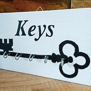 Keys,kulcsos fali akasztós tároló  - otthon & életmód - dekoráció - fali és függő dekoráció - fali kulcstartó - Meska.hu