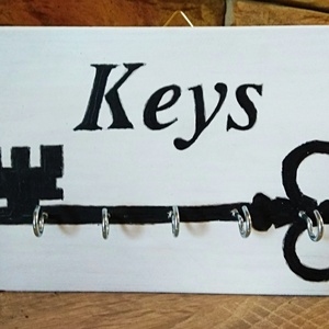 Keys,kulcsos fali akasztós tároló  - otthon & életmód - dekoráció - fali és függő dekoráció - fali kulcstartó - Meska.hu