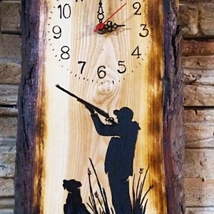 Falióra vadászok részére - otthon & életmód - dekoráció - fali és függő dekoráció - falióra & óra - Meska.hu