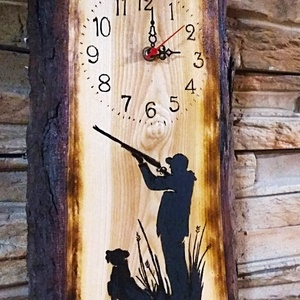 Falióra vadászok részére - otthon & életmód - dekoráció - fali és függő dekoráció - falióra & óra - Meska.hu