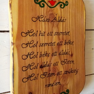 Házi Áldás falikép  - otthon & életmód - dekoráció - kép & falikép - képkeret - Meska.hu