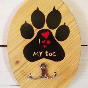 Tappancsos fali póráz tartó  - otthon & életmód - tárolás & rendszerezés - fali tároló - Meska.hu