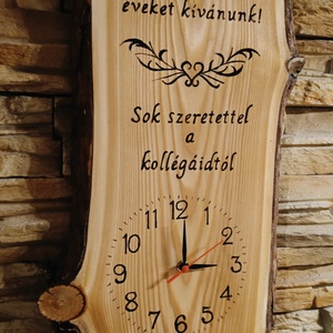 Falióra nyugdíjas búcsúztató alkalmából  - otthon & életmód - dekoráció - fali és függő dekoráció - falióra & óra - Meska.hu