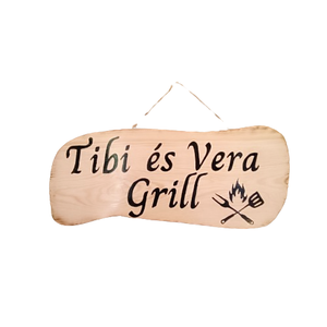 Egyedi fa név vagy céltábla  - otthon & életmód - ház & kert - névtábla - Meska.hu