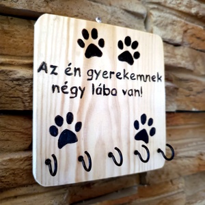 Tappancsos fali kulcstartó  - otthon & életmód - tárolás & rendszerezés - fali tároló - Meska.hu
