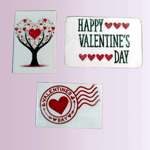 3 darabos hűtőmágnes szett Valentin nap alkalmából  - otthon & életmód - konyhafelszerelés, tálalás - konyhai dekoráció - hűtőmágnes - Meska.hu