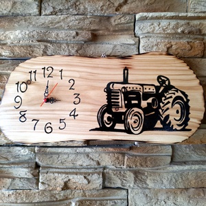 Fából készült traktoros kézműves falióra  - otthon & életmód - dekoráció - fali és függő dekoráció - falióra & óra - Meska.hu Fából készült traktoros kézműves falióra  - otthon & életmód - dekoráció - fali és függő dekoráció - falióra & óra - Meska.hu