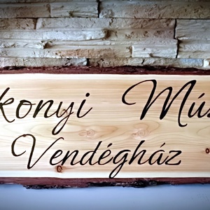 Egyedi cégtábla,vendégház tábla készítését vállalom  - otthon & életmód - ház & kert - névtábla - Meska.hu