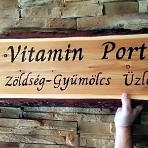 Egyedi cégtábla, névtábla, vendégház tábla készítését vállalom , Otthon & Életmód, Ház & Kert, Névtábla, Famegmunkálás, MESKA