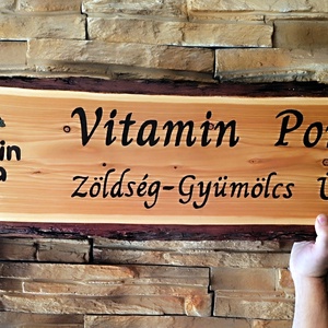 Egyedi cégtábla, névtábla, vendégház tábla készítését vállalom  - otthon & életmód - ház & kert - névtábla - Meska.hu