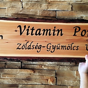 Egyedi cégtábla, névtábla, vendégház tábla készítését vállalom  - otthon & életmód - ház & kert - névtábla - Meska.hu