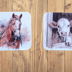 4 darab farm hűtőmágnes szett  - otthon & életmód - konyhafelszerelés, tálalás - konyhai dekoráció - hűtőmágnes - Meska.hu
