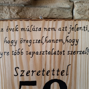 Fa falióra születésnap alkalmából idézettel  - otthon & életmód - dekoráció - fali és függő dekoráció - falióra & óra - Meska.hu