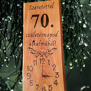 Fa falióra 70.születésnap alkalmából  - Meska.hu