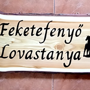 Egyedi vendégház tábla , Esküvő, Dekoráció, Tábla & Jelzés, Famegmunkálás, MESKA