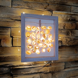 Egyedi,kagylóból készült lámpa - Meska.hu