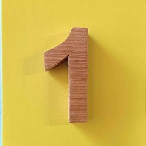 Fából készült házszám  - otthon & életmód - ház & kert - házszám - Meska.hu