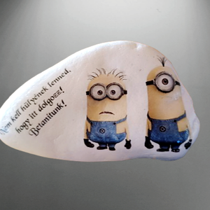 Vicces díszkő - otthon & életmód - dekoráció - asztal és polc dekoráció - kavics & kő - Meska.hu