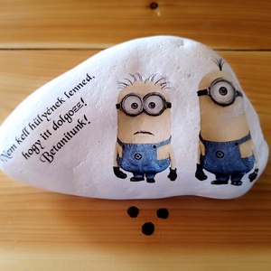 Vicces díszkő - otthon & életmód - dekoráció - asztal és polc dekoráció - kavics & kő - Meska.hu