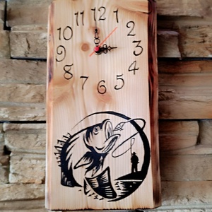 Fa falióra horgászok részére  - Meska.hu