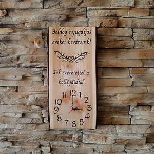 Fa falióra nyugdíjas búcsúztató alkalmából  - Meska.hu