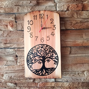 Fa falióra,faóra életfával - otthon & életmód - dekoráció - fali és függő dekoráció - falióra & óra - Meska.hu