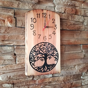Fa falióra,faóra életfával - otthon & életmód - dekoráció - fali és függő dekoráció - falióra & óra - Meska.hu