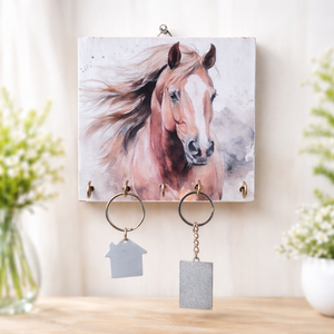 Elegáns lovas kulcstartó � stílus és szenvedély egy darabban - Meska.hu