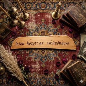 Rusztikus Fa Esküvői Köszöntőtábla (Isten hozott az esküvőnkön!) - esküvő - dekoráció - tábla & jelzés - Meska.hu