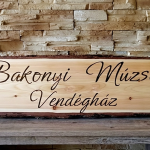 Egyedi cégtábla,vendégház tábla készítését vállalom  - otthon & életmód - ház & kert - névtábla - Meska.hu