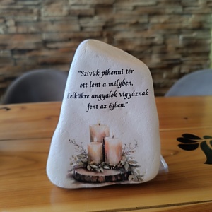 Lélekőrző Kegyeleti Kő - otthon & életmód - vallás - temetkezési tárgy - sírdísz, kegyeleti dísz - Meska.hu