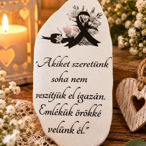  Kegyeleti díszkő � Örök emlék, szeretettel őrizve - Meska.hu
