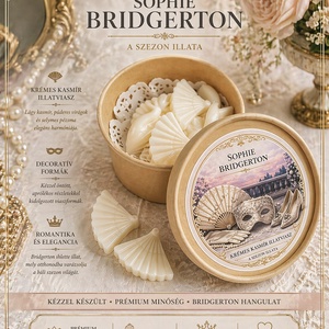 Sophie Bridgerton - Krémes Kasmír illatviasz 50g - otthon & életmód - gyertya, illat, aroma - illatviasz - Meska.hu