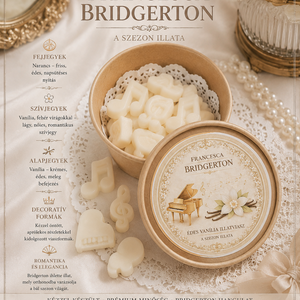 Francesca Bridgerton - Édes vanília illatviasz 50g - otthon & életmód - gyertya, illat, aroma - illatviasz - Meska.hu