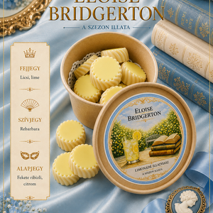 Eloise Bridgerton - Limonádé illatviasz - otthon & életmód - gyertya, illat, aroma - illatviasz - Meska.hu