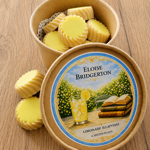 Eloise Bridgerton - Limonádé illatviasz - otthon & életmód - gyertya, illat, aroma - illatviasz - Meska.hu