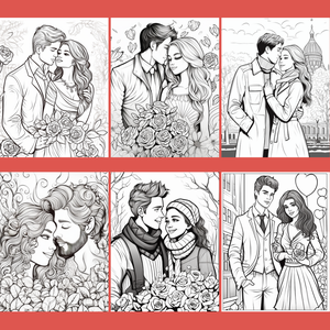 A Valentin-napi színeződ 1. - 30 oldal - művészet - grafika & illusztráció - digitális - Meska.hu