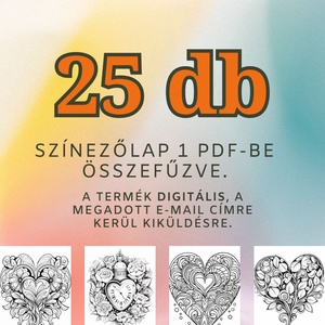 A Valentin-napi színeződ 2. - 25 oldal - művészet - grafika & illusztráció - digitális - Meska.hu