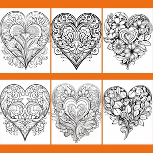 A Valentin-napi színeződ 2. - 25 oldal - művészet - grafika & illusztráció - digitális - Meska.hu
