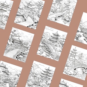 A japánkert színeződ 1. - 30 oldal - művészet - grafika & illusztráció - digitális - Meska.hu
