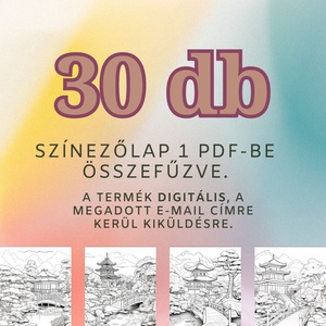 A japánkert színeződ 1. - 30 oldal - művészet - grafika & illusztráció - digitális - Meska.hu