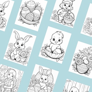 A húsvéti színeződ 2. - 30 oldal, Művészet, Grafika & Illusztráció, Digitális, Fotó, grafika, rajz, illusztráció, MESKA